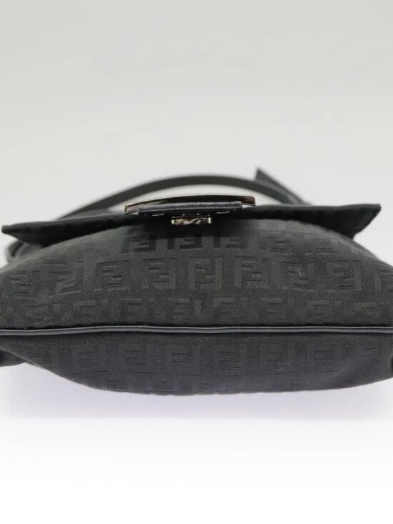 Fendi Zucchino Canvas Mamma Baguette Shoulder Bag Authentic main image 8